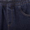 Babys Dylan Cotton Denim Elastic Waist Patch Pocket Pants, Blue - Pants - 2