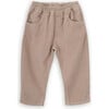 Babys Dylan Cotton Corduroy Elastic Waist Patch Pocket Pants, Beige - Pants - 1 - thumbnail