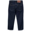 Jake Cotton Denim Adjustable Elastic Waist 5-Pocket Pants, Blue - Pants - 3