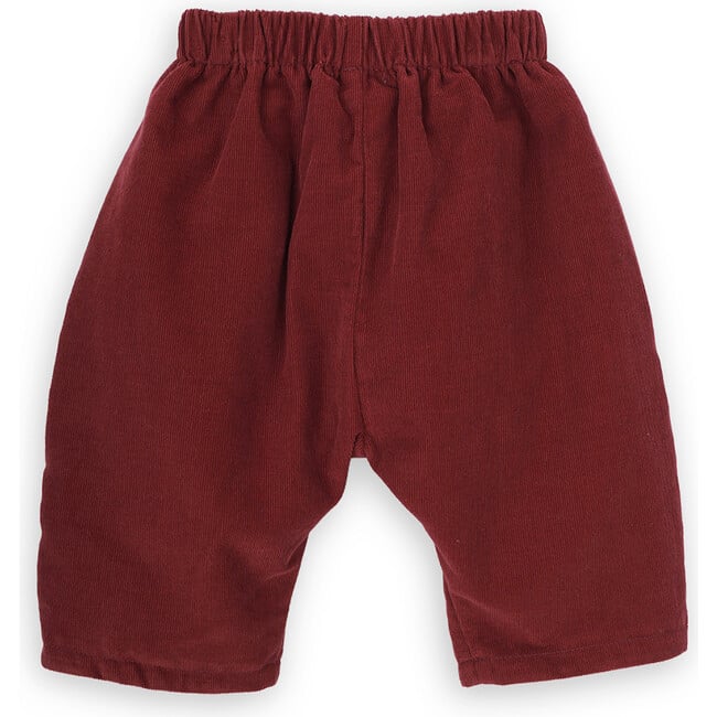 Babys Bruce Cotton Micro Corduroy Elastic Waist Pants, Brown - Pants - 3