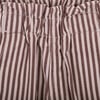 Girls Lizzie Striped Cotton Twill Elastic Waist Patch Pocket Trousers, Pink - Pants - 2