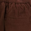 Jeremiah Cotton Corduroy Elastic Waist Front Pocket Trousers, Brown - Pants - 4