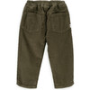 Babys Dylan Cotton Corduroy Elastic Waist Patch Pocket Pants, Green - Pants - 3