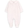 Babys Bubbles Organic Cotton Peter Pan Collar Long Sleeve Babygrow, White - Footie Pajamas - 1 - thumbnail