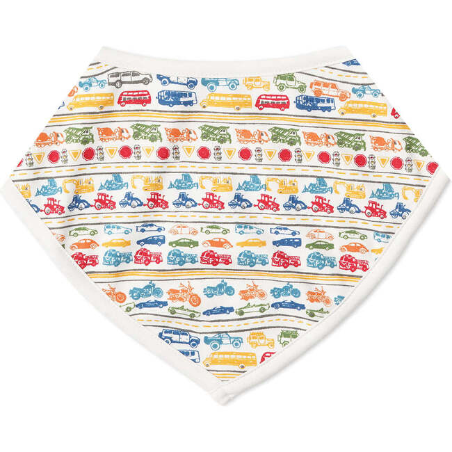 Cars & Trucks Bandana Baby Bib, Multi - Bibs - 1