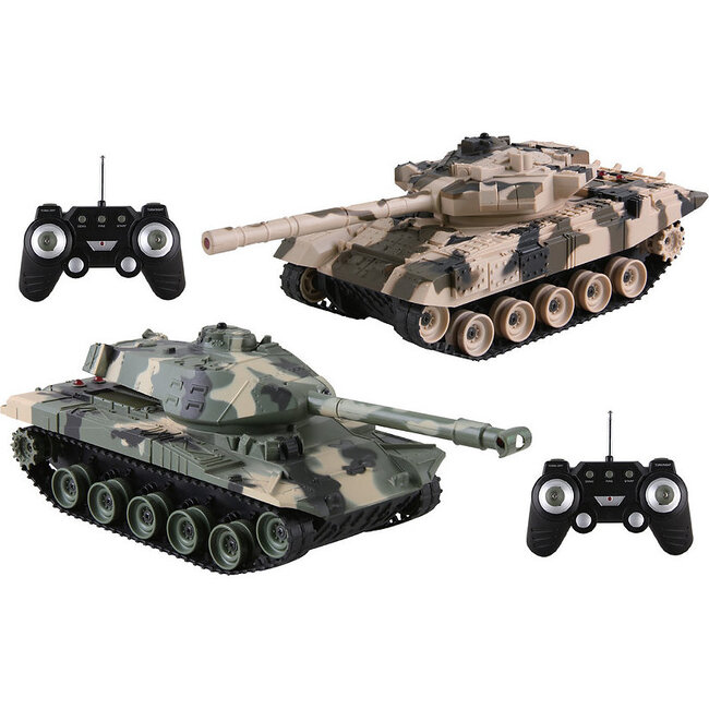 Battle Tanks R/C -2 Pack. - STEM Toys - 1