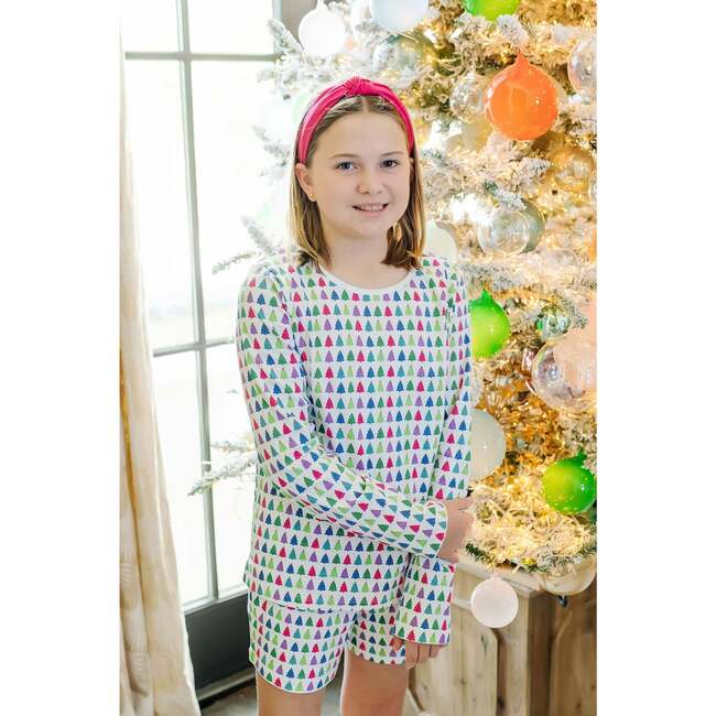 Sophie Girls' Short Set, Christmas Tree Bright - Mixed Apparel Set - 3