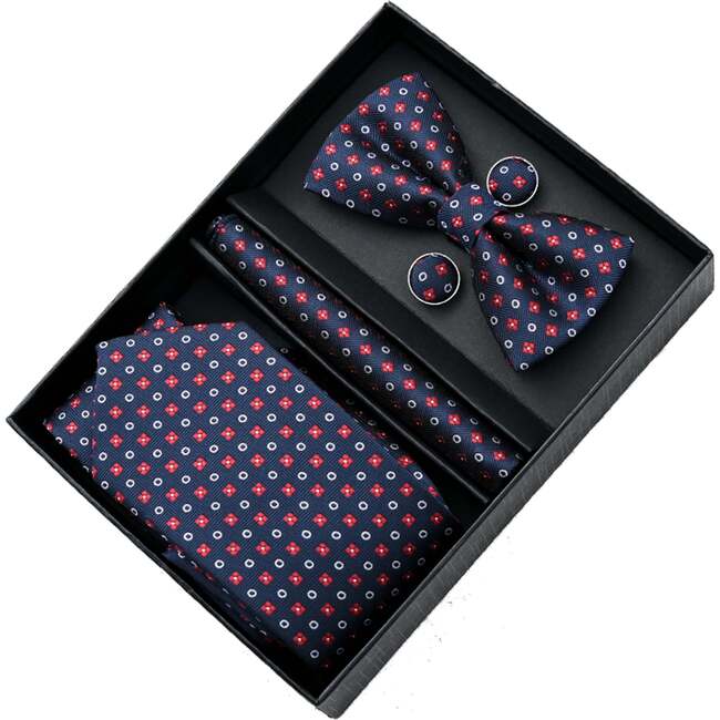 Patterned Tie Set, Multicolor