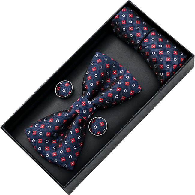 Patterned Bowtie Set, Multicolor