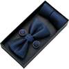 Light Bowtie Set, Navy - Bowties & Ties - 1 - thumbnail