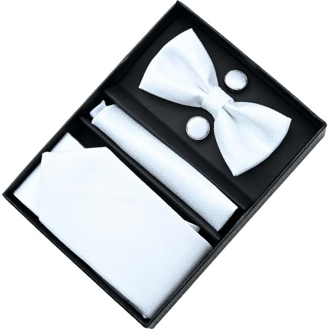 Classic Tie Set, White