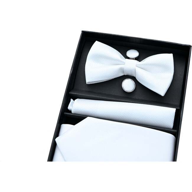 Classic Tie Set, White - Bowties & Ties - 2