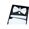 Classic Tie Set, White - Bowties & Ties - 2