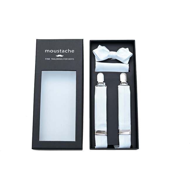 Classic Suspender Set, White - Bowties & Ties - 2