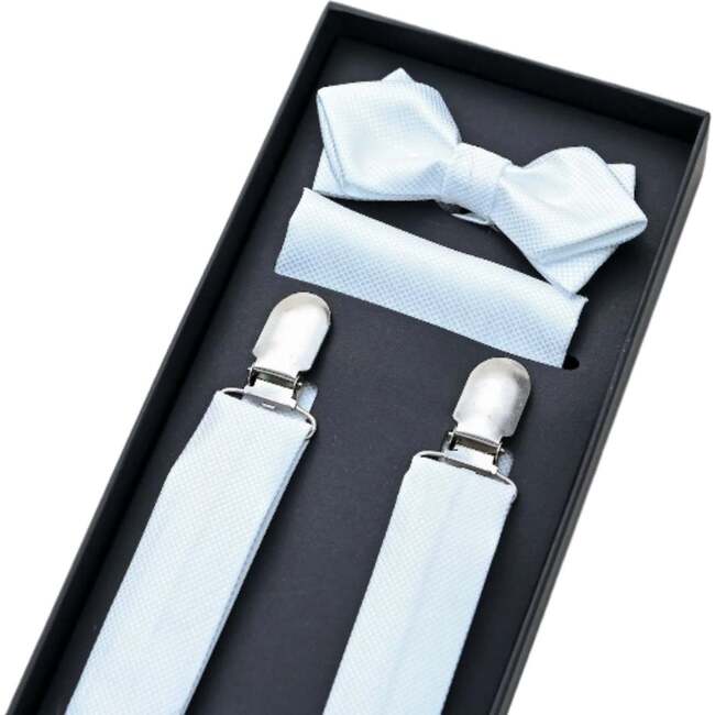 Classic Suspender Set, White - Bowties & Ties - 3