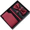 Classic Tie Set, Red - Bowties & Ties - 1 - thumbnail