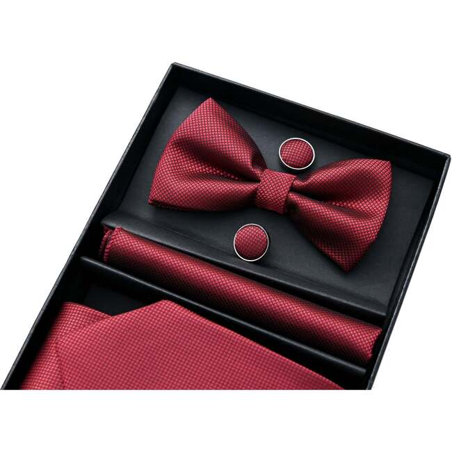 Classic Tie Set, Red - Bowties & Ties - 2