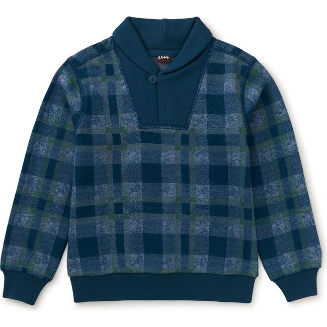 Shawl Collar Popover, Lake Bafa Plaid