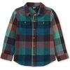 Flannel Button Up Shirt, Anatolian Plaid - Button Downs - 1 - thumbnail