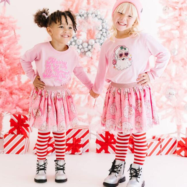 Pink Christmas Clip Set, Multi - Hair Accessories - 5