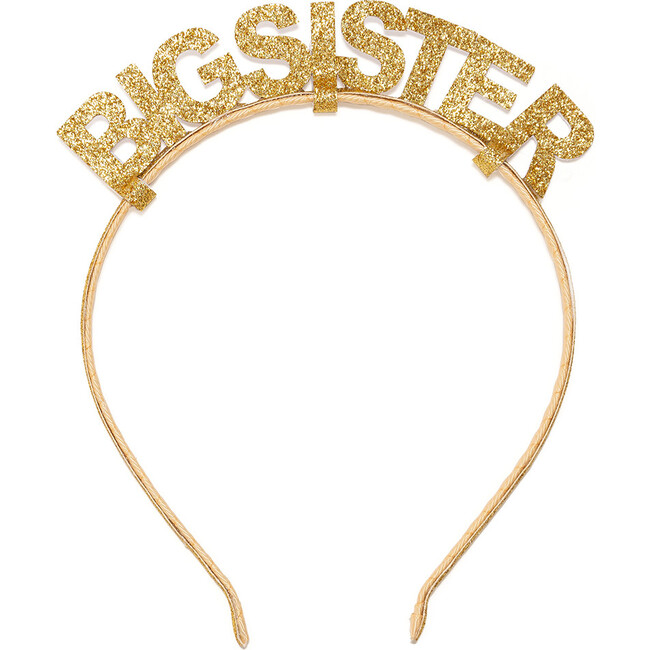 Big Sister Headband, Gold