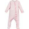 Zipper Footie with Ruffles, Maeve on Orchid Pink - Footie Pajamas - 1 - thumbnail