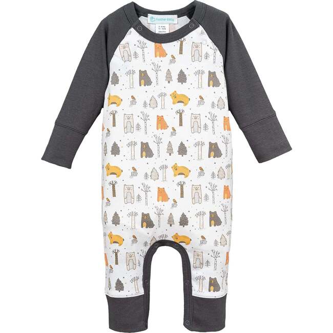 Sailor-Sleeve Romper, Drowsy Bears