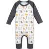 Sailor-Sleeve Romper, Drowsy Bears - Rompers - 1 - thumbnail