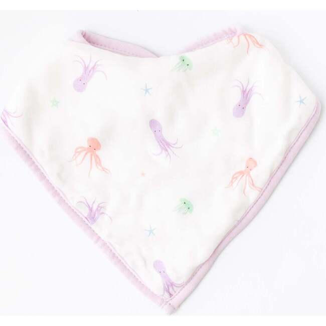 Octopus & Lavender Wave Bib Set - Bibs - 2