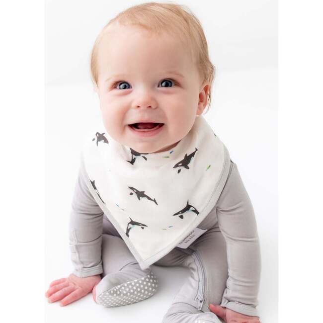 Orca & Blue Dash Bib Set - Bibs - 3