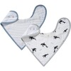 Orca & Blue Dash Bib Set - Bibs - 5