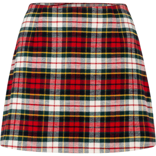 Women's Hallie Tartan High Waist Straight-Fit Mini Skirt, Multicolors