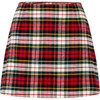 Women's Hallie Tartan High Waist Straight-Fit Mini Skirt, Multicolors - Skirts - 1 - thumbnail