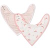 Bunny & Pink Wave Bib Set - Bibs - 1 - thumbnail