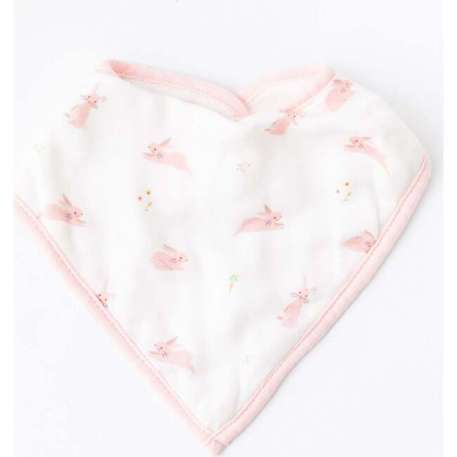 Bunny & Pink Wave Bib Set - Bibs - 3