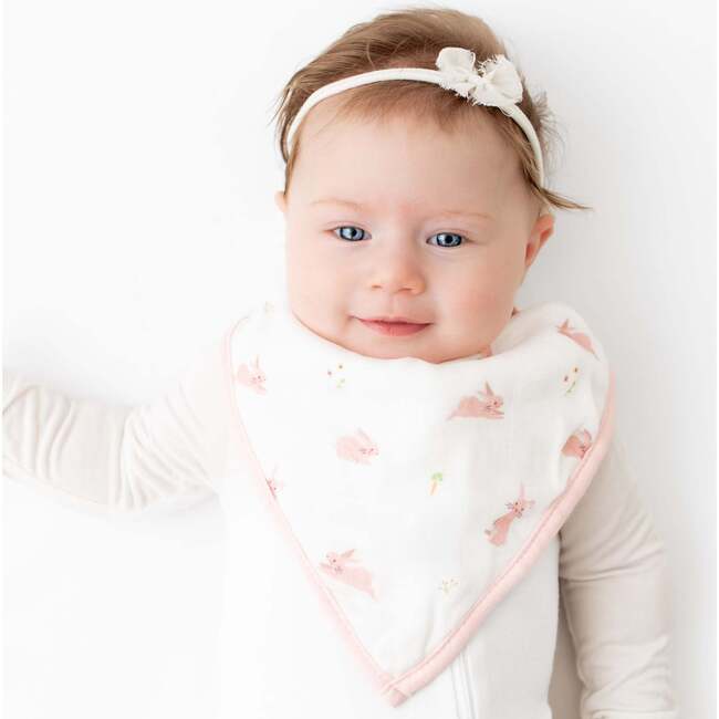 Bunny & Pink Wave Bib Set - Bibs - 5