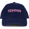 Triple Play Hat,Navy/Pink Tennis - Hats - 1 - thumbnail