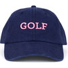 Triple Play Hat, Navy/Pink Golf - Hats - 1 - thumbnail