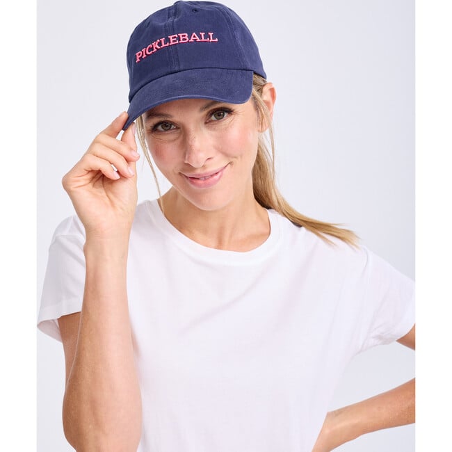 Triple Play Hat, Navy/Pink Pickleball - Hats - 2