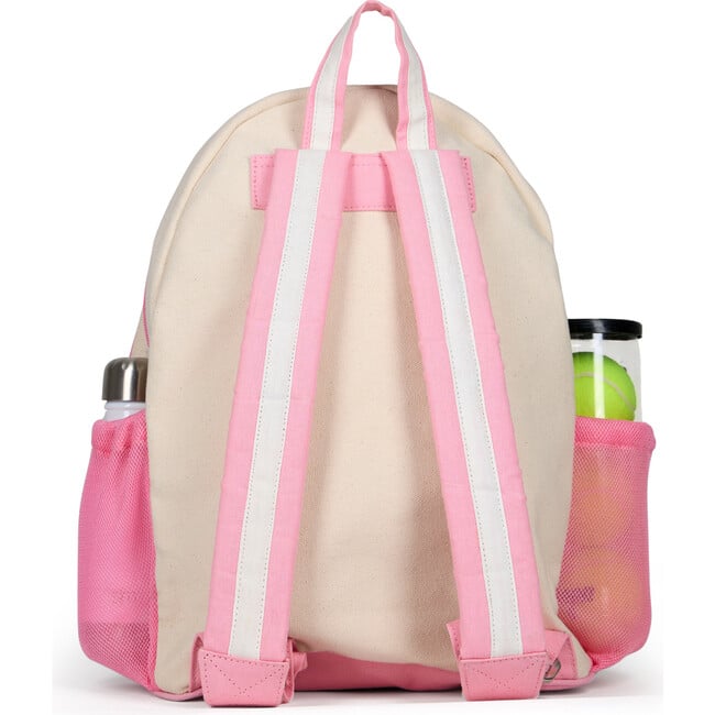 Tennis Camper, Pink Pastel Rainbow - Backpacks - 3