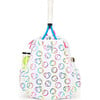 Little Love Tennis Backpack, Metallic Rainbow - Backpacks - 1 - thumbnail