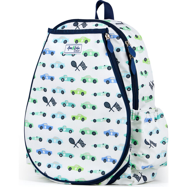 Little Love Tennis Backpack, Racecars - Backpacks - 5