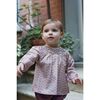 Hand Smocked Margot Baby Blouse, Pink - Blouses - 3