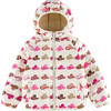 Ryan Reversible Puffer Hood Zipper Down Jacket, Cowboy Hat - Puffers & Down Jackets - 1 - thumbnail