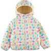 Ryan Reversible Puffer Hood Zipper Down Jacket, Gummy Bear - Puffers & Down Jackets - 1 - thumbnail