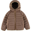 Ryan Reversible Puffer Hood Zipper Down Jacket, Brown Cowboy - Puffers & Down Jackets - 2