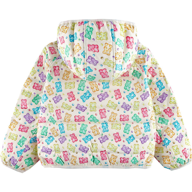 Ryan Reversible Puffer Hood Zipper Down Jacket, Gummy Bear - Puffers & Down Jackets - 3