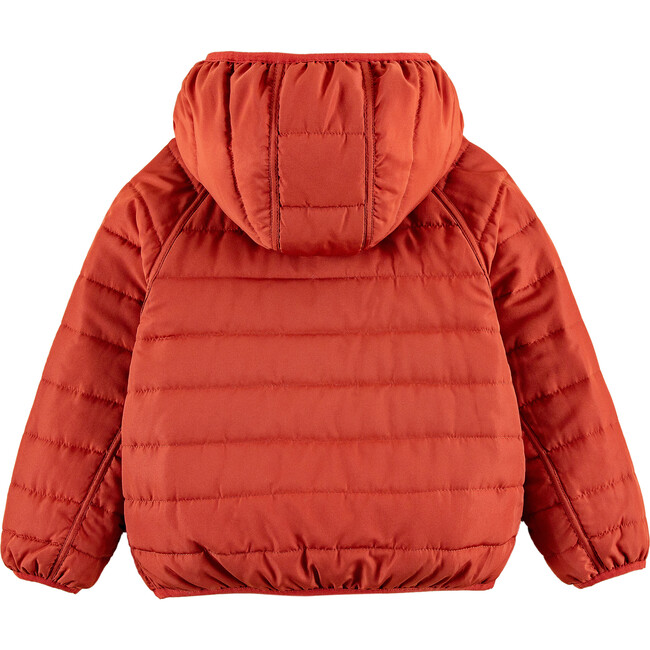 Ryan Reversible Puffer Hood Zipper Down Jacket, Christmas - Puffers & Down Jackets - 4