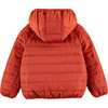 Ryan Reversible Puffer Hood Zipper Down Jacket, Christmas - Puffers & Down Jackets - 4