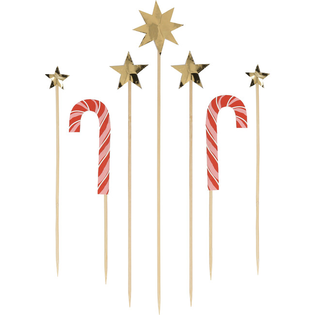Christmas Honeycomb Cake Topper Set - Tree Toppers - 5